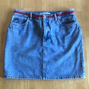 Vintage Light Wash jean skirt